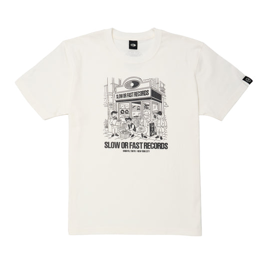 スロー・オア・ファスト・レコード 店舗Tシャツ